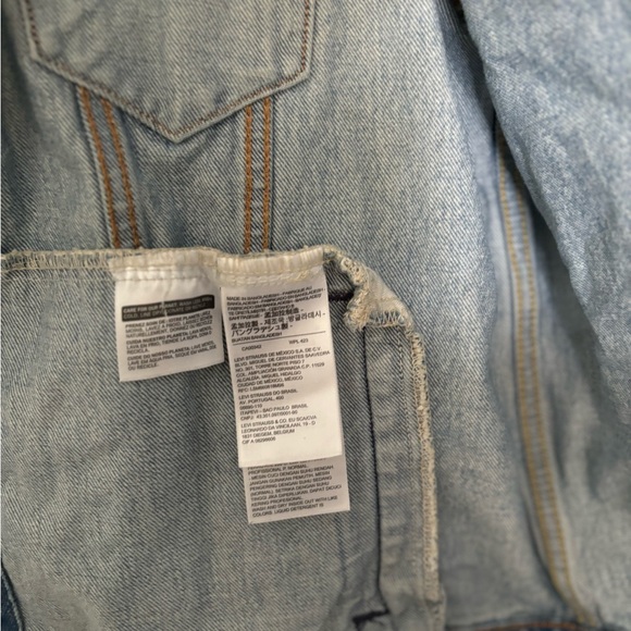 Levi jacket size L vintage very nice denim - Picture 5 of 6